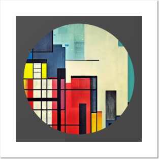 Geometric Architectural Abstractions Posters and Art